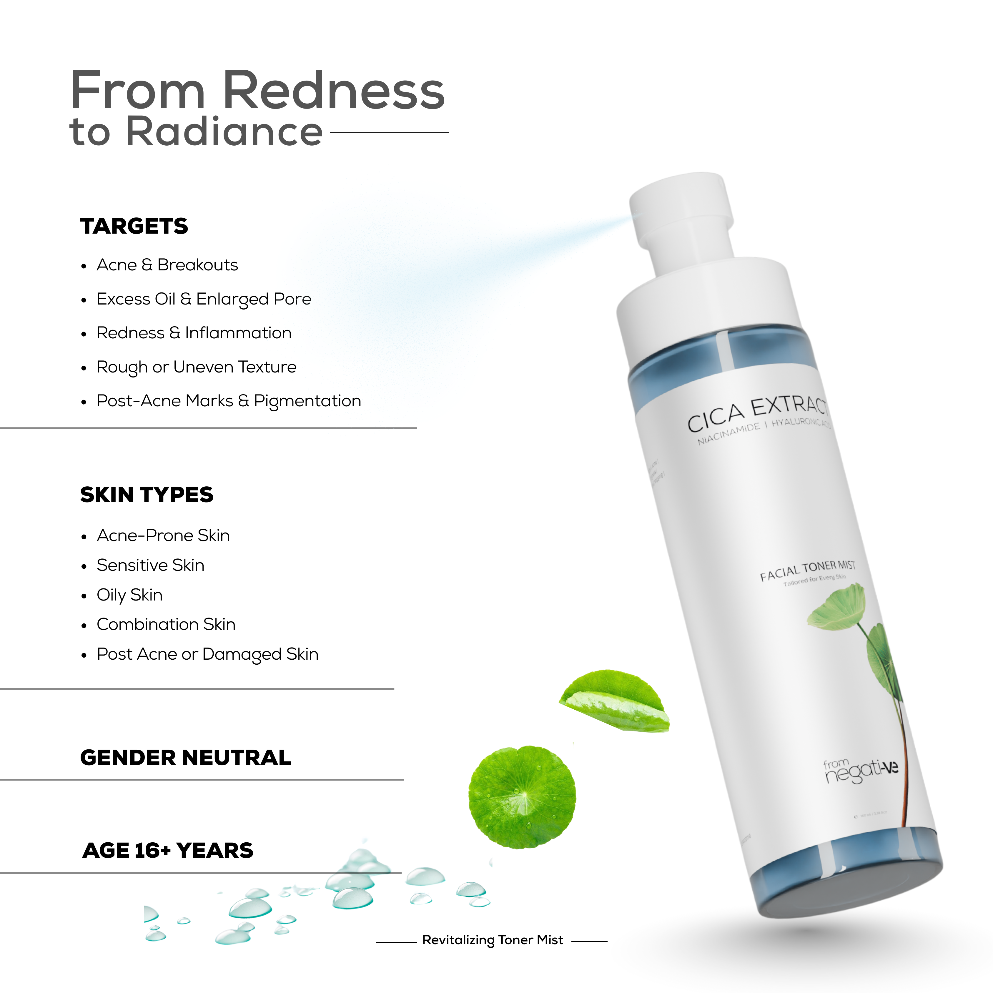 CICA Niacinamide Face Toner