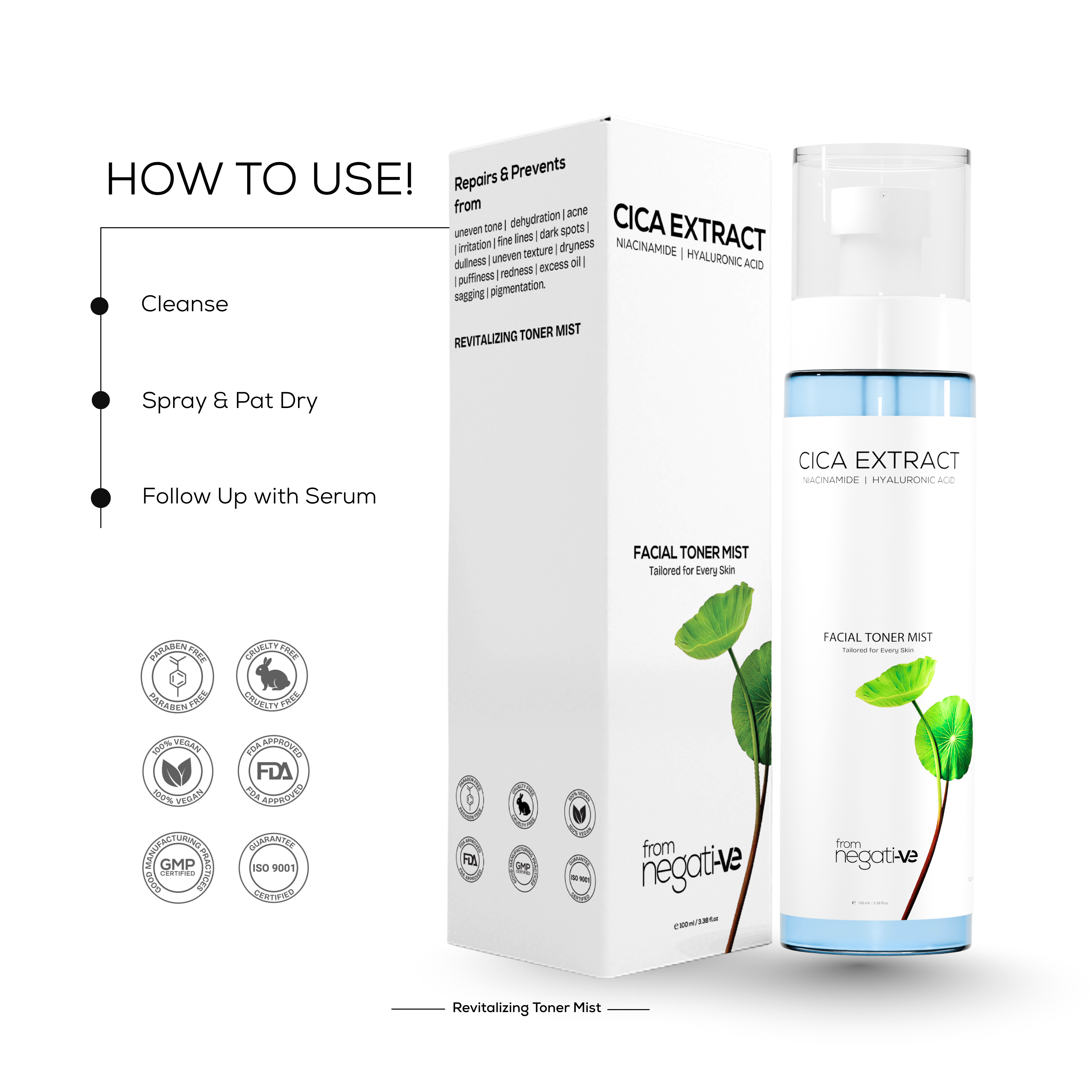 CICA Niacinamide Face Toner