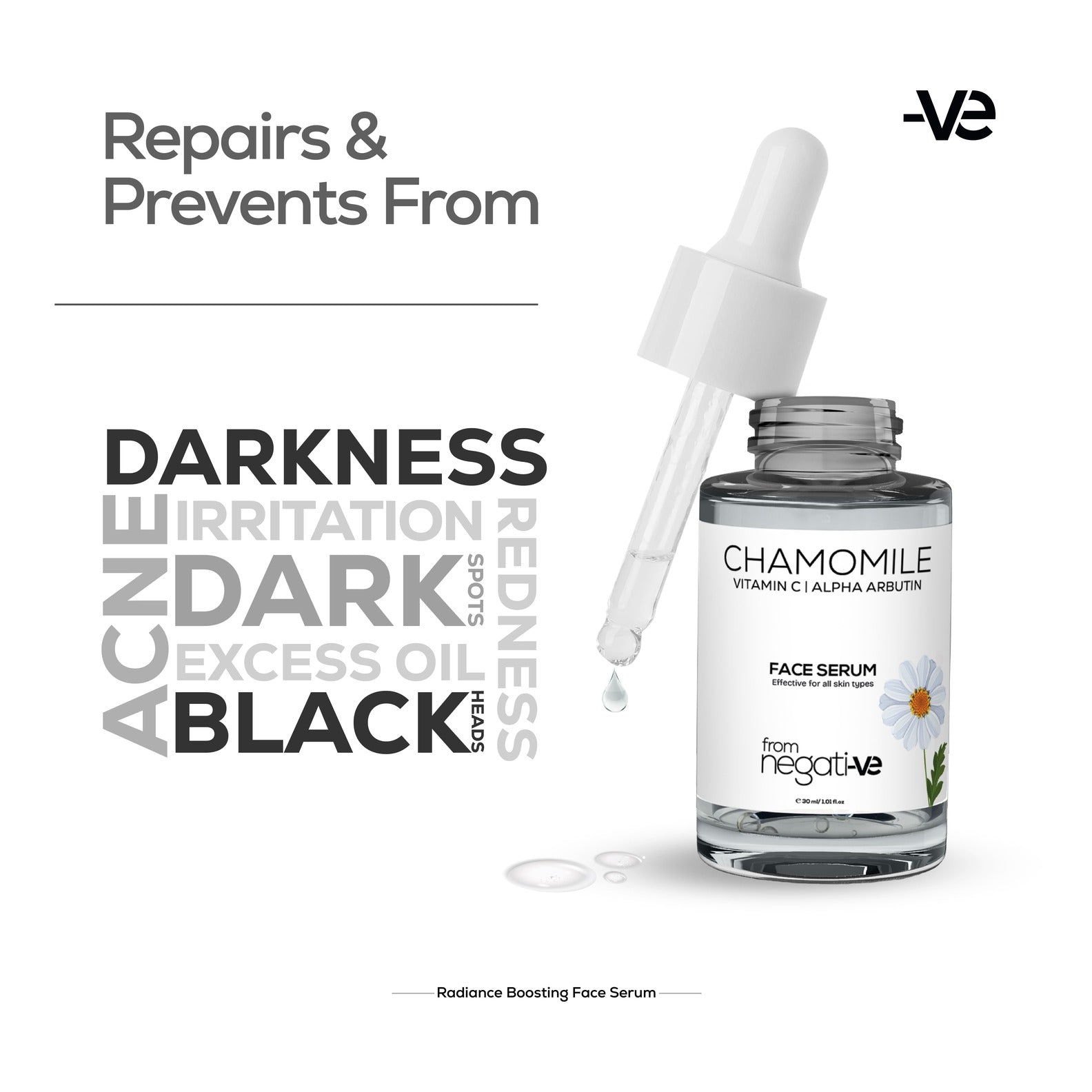 Chamomile Vitamin-C & Alpha Arbutin Face Serum