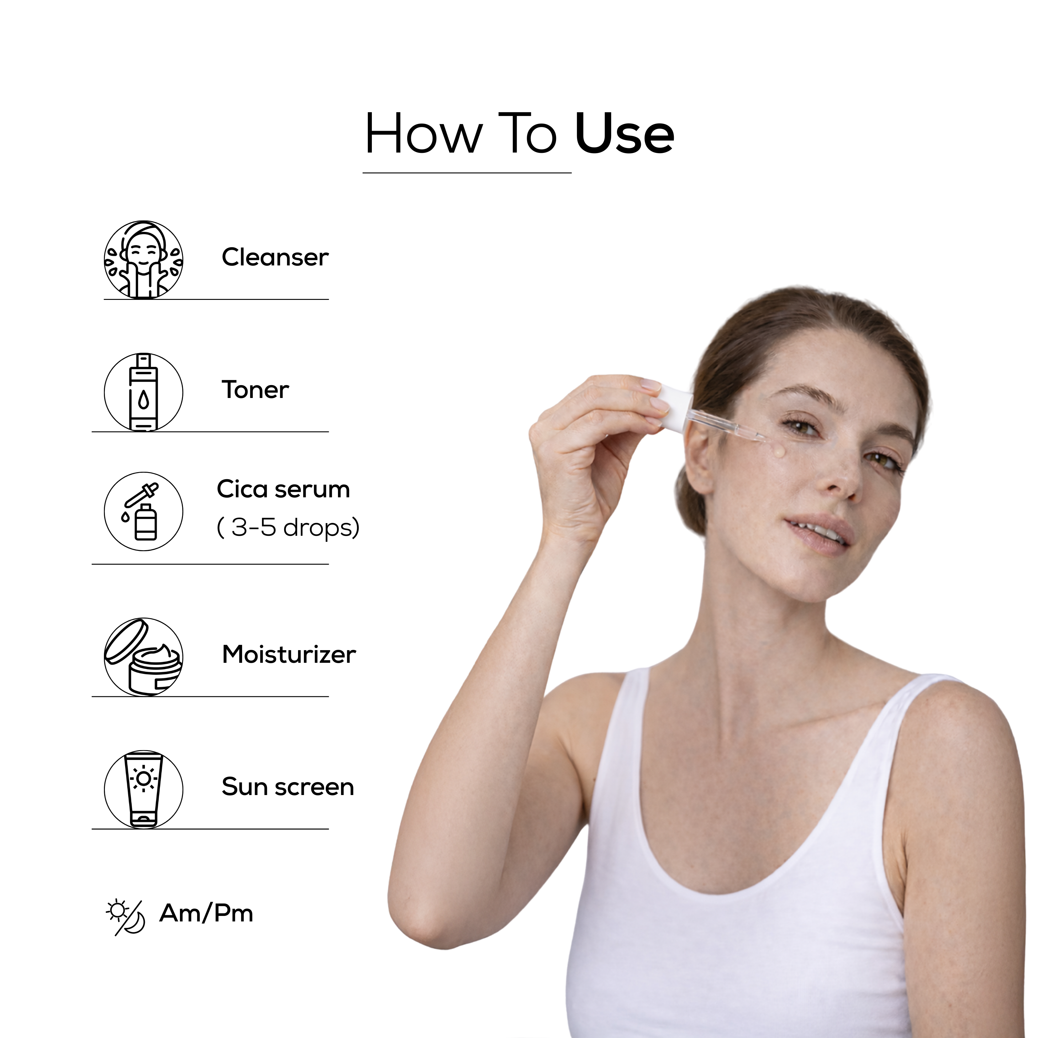 Cica Niacinamide Face Serum 5% - Redness & Acne Spot Repair