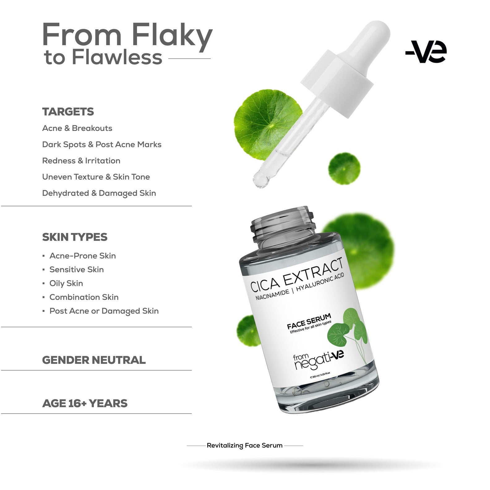 Cica extract face serum 