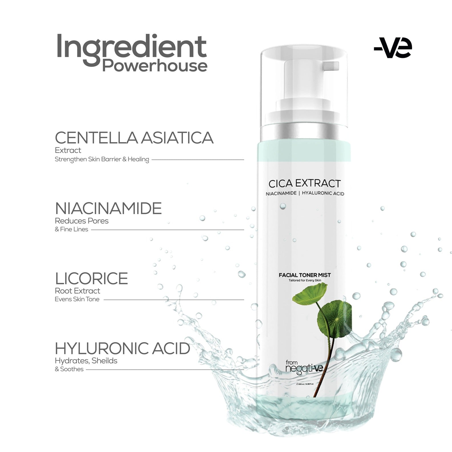 CICA Niacinamide Face Toner