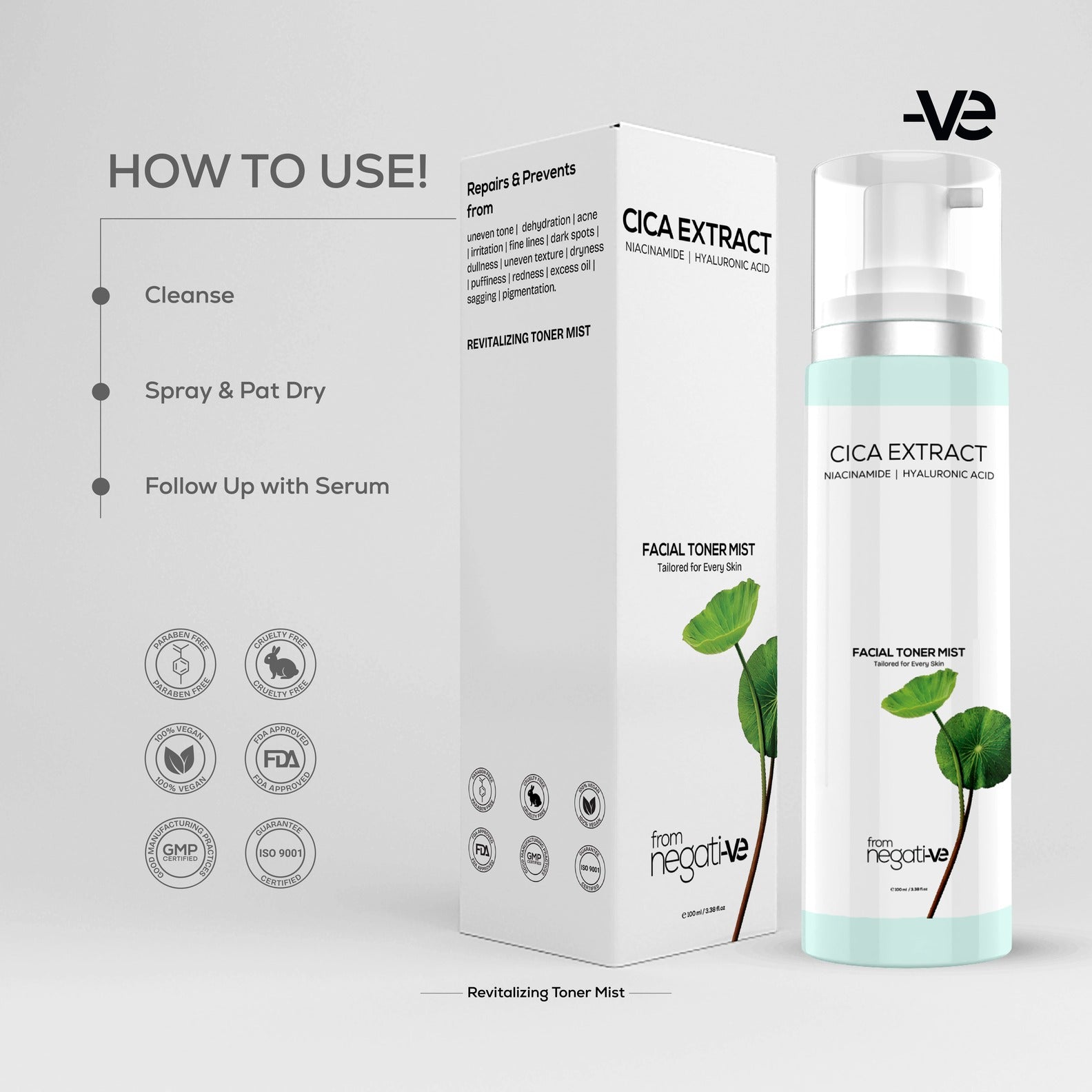 CICA Niacinamide Face Toner