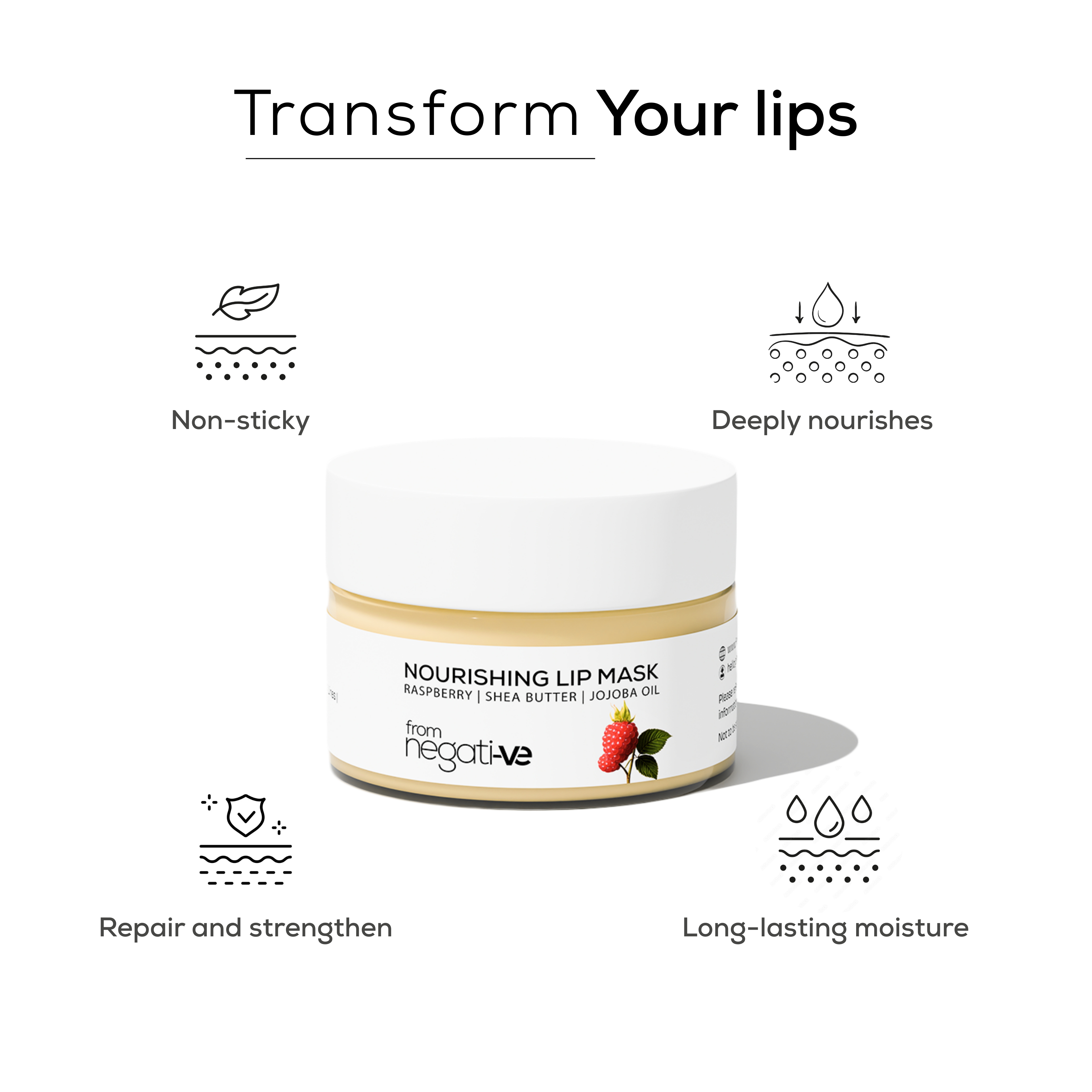 Nourishing Raspberry Shea Butter Lip Mask